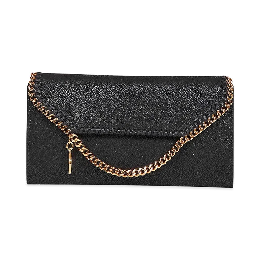STELLA McCARTNEY Women's Falabella Continental Wallet "Black"