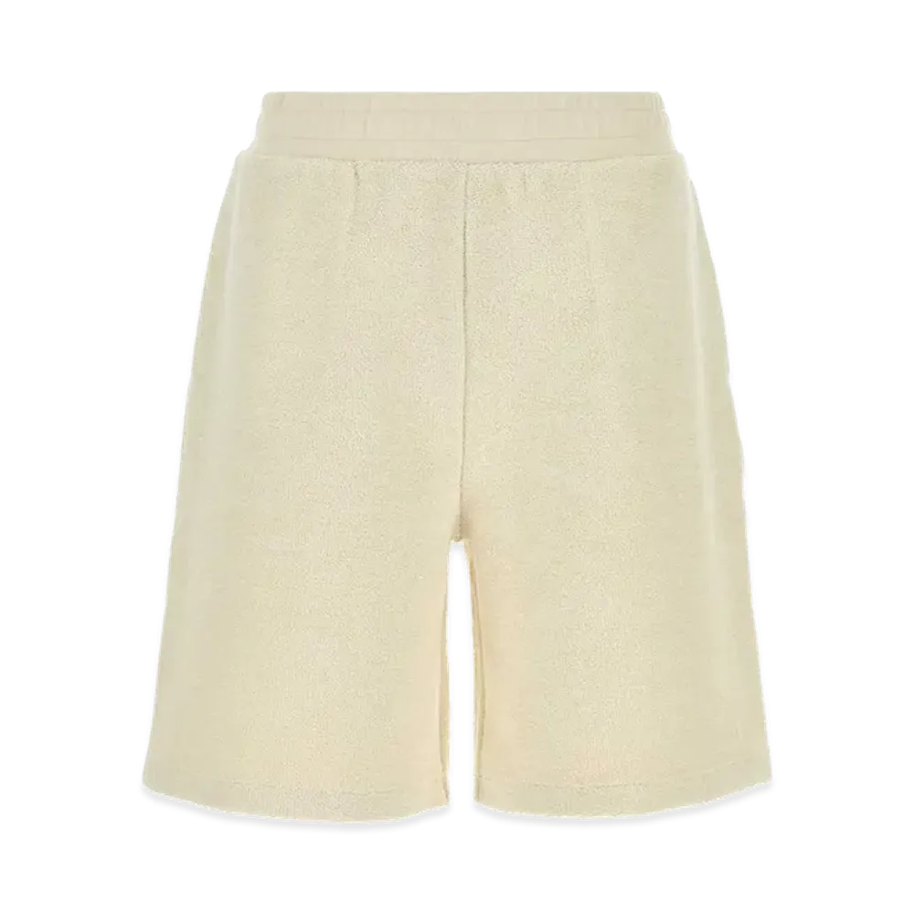 AMI PARIS Terry Fabric Bermuda Shorts "White"