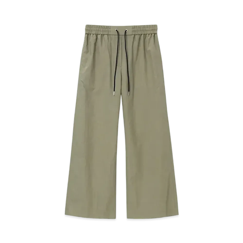 Paul Smith Women's Rayon Nylon Wide Pants "Khaki"