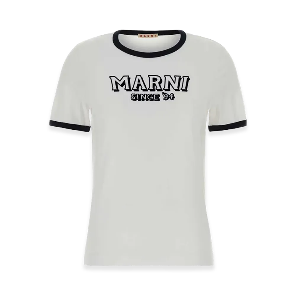 MARNI Women's Cotton T-Shirt "White"