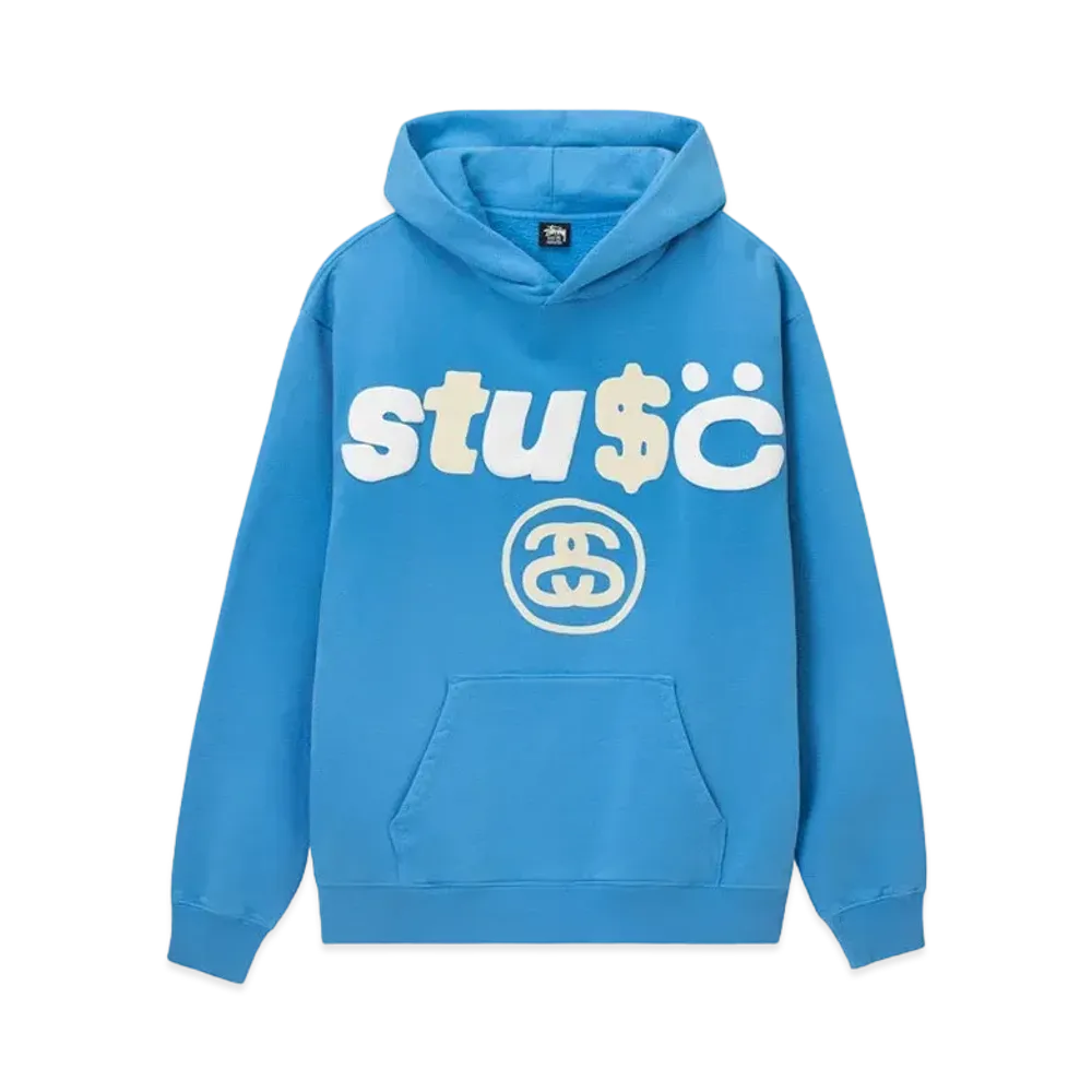 Stussy CPFM 8 BALL PIGMENT DYED HOODIE "Blue"