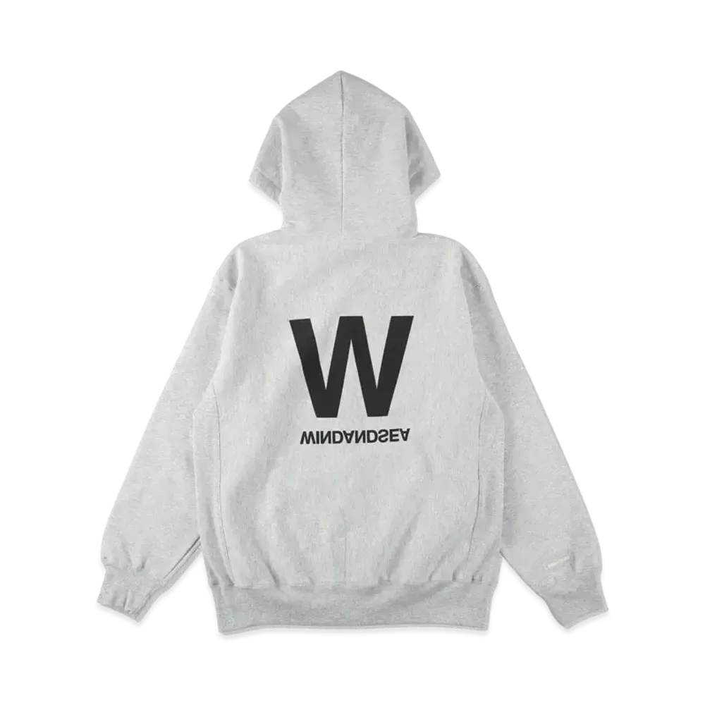 WIND AND SEA W Zip-Up Fleece Hoodie "Ash"