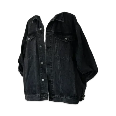 properson Perfect Silhouette Buddy Denim Jacket "Black"