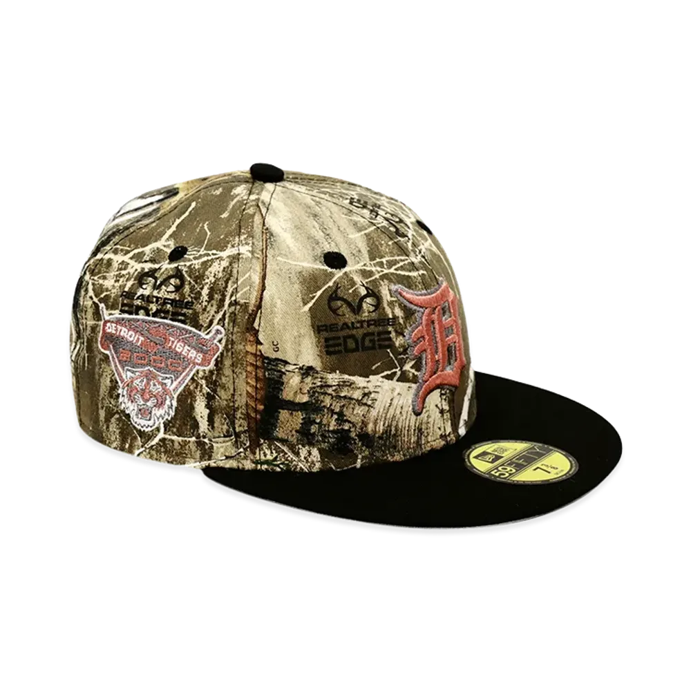 NEW ERA x THE CAP 59Fifty Black Real Tree Detroit Tigers "Tree Camo/Black"