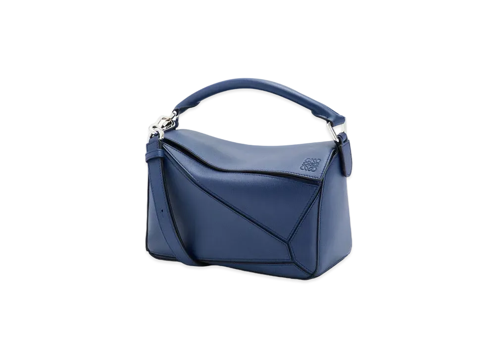 LOEWE Small Puzzle Bag In Classic Calfskin "Ocean"