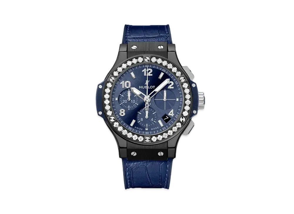HUBLOT Big Bang Ceramic Blue Diamonds 41mm