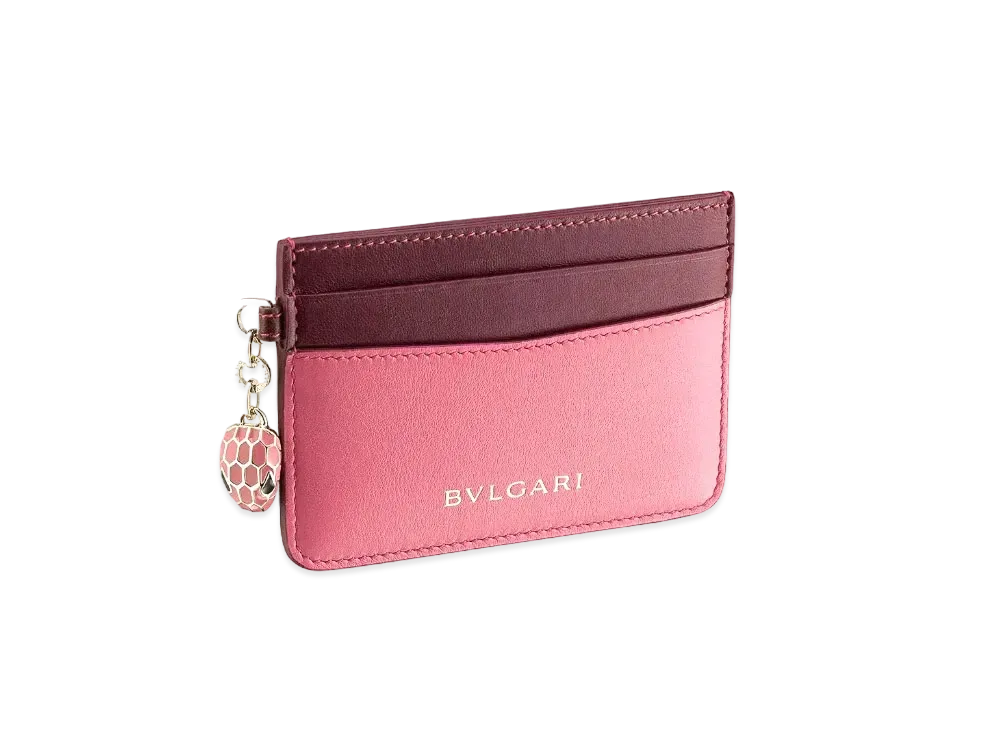 BVLGARI Serpenti Forever Card Holder "Pink"