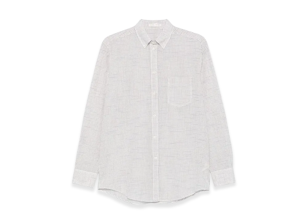 The Row Women's Embroidered Cotton Shirt "White"