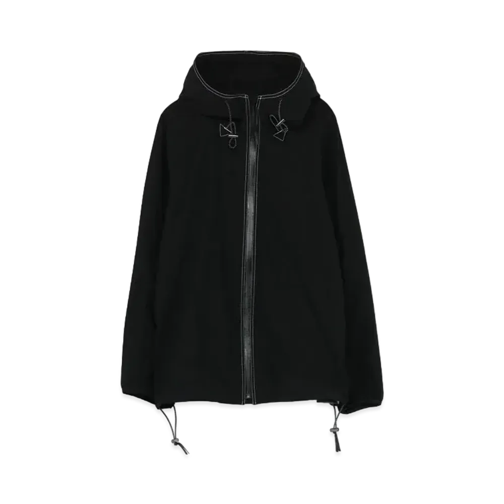 Yohji Yamamoto Y's HIGH-TECH PE/NY HOOD BLOUSON "Black"