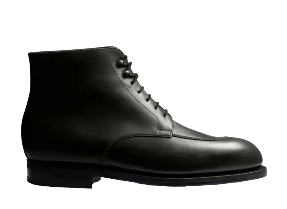 J.M.Weston Half Hunt High-Top Derby #349 D Box Calf "Medium Grey" 1123FMZ3491G Triumph Sole