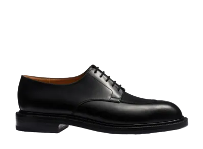J.M.Weston Half-Hunt Derby #598 D Box Calf "Black" 112510159830 Double Leather Sole