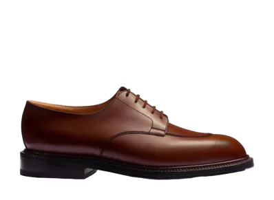 J.M.Weston Half-Hunt Derby #598 D Box Calf "Tan Brown" 112518259830 Double Leather Sole