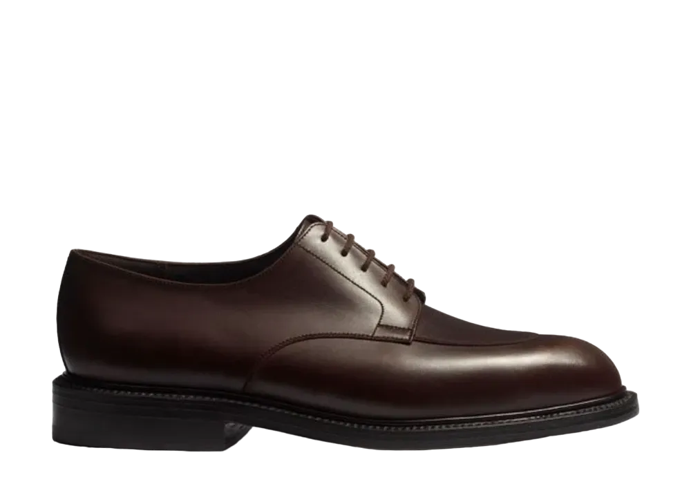 J.M.Weston Half-Hunt Derby #598 D "Coffee" 1125GAX59830 Double Leather Sole