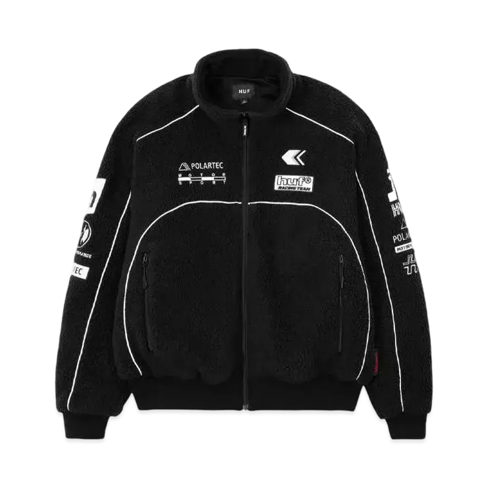 HUF Polartec Racing Fleece Jacket "Black"
