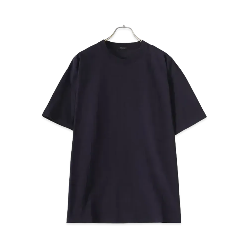 COMOLI Kubotenjiku Short Sleeved T-shirt "Navy"