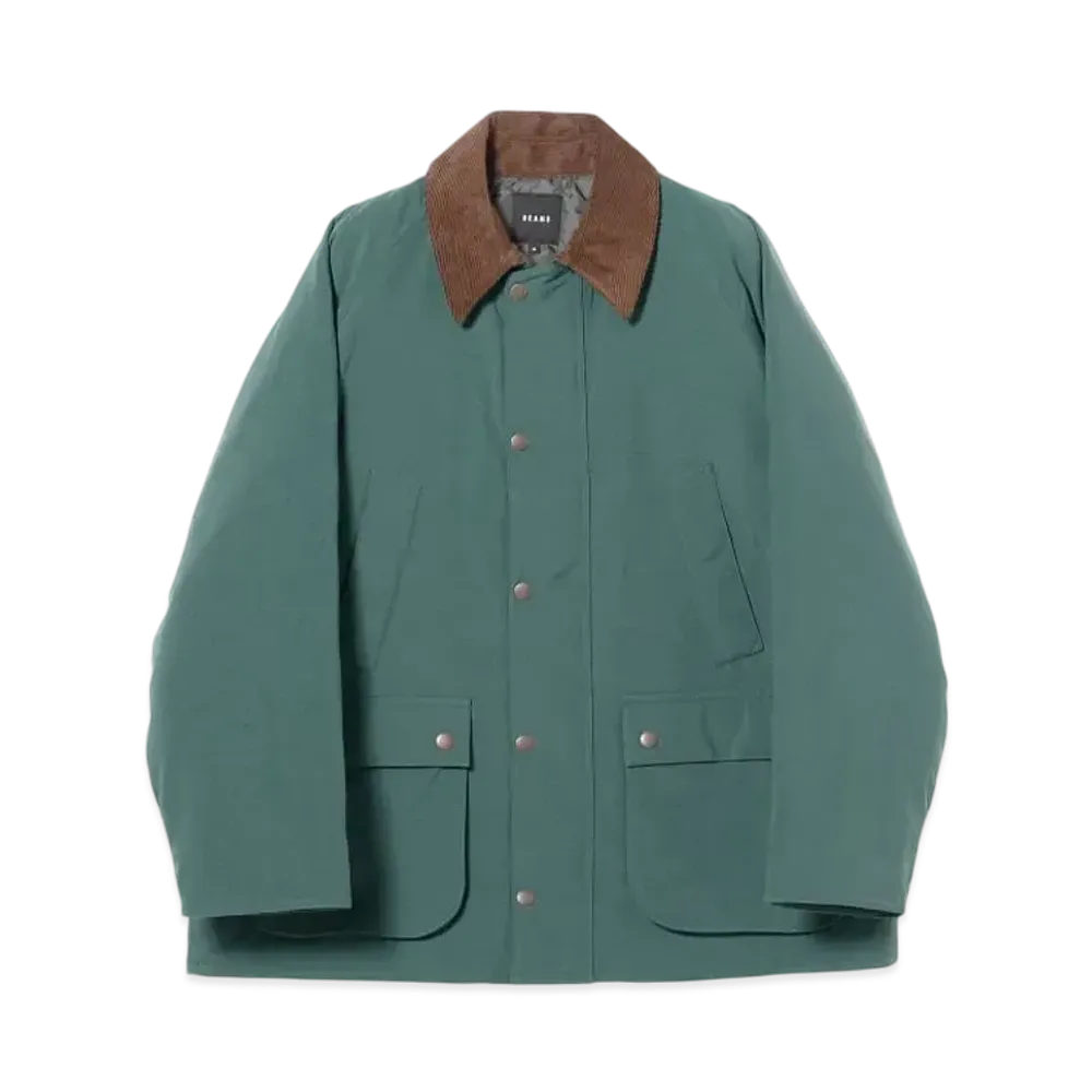 BEAMS Filled Field Coat "Teal"