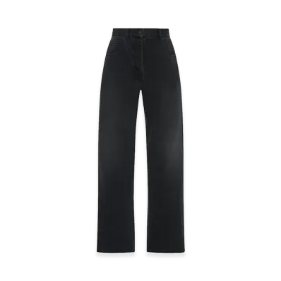 The Row Women's Finbar Cotton Jeans "Black"