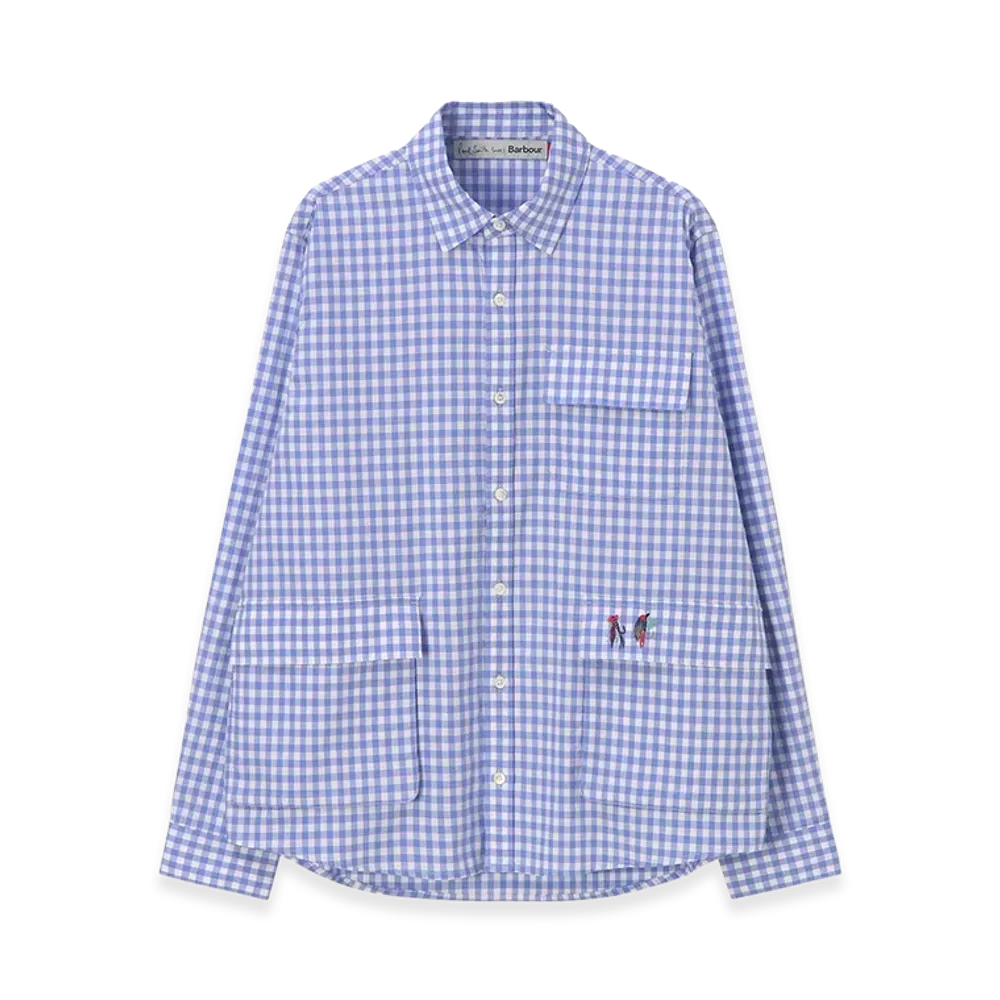 Barbour x Paul Smith Lure Gingham Check Shirt "Blue"