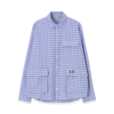 Barbour x Paul Smith Lure Gingham Check Shirt "Blue"