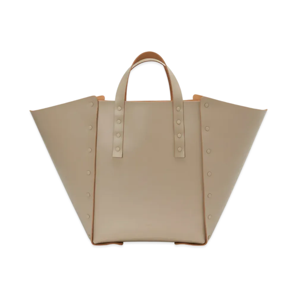 Hender Scheme Assemble Hand Bag Wide L "Beige"