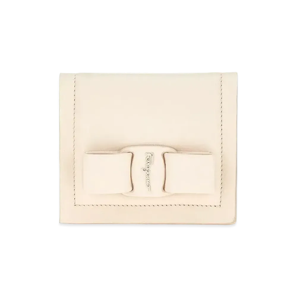 Salvatore Ferragamo Bi-Fold Wallet "Bone"