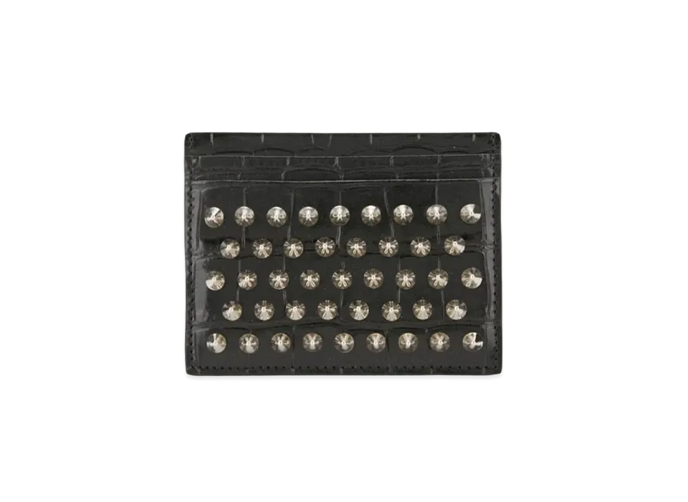 Christian Louboutin Kios Card Holder "Black/Silver"