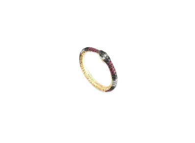GUCCI Ouroboros Ring In Gold And Gemstones