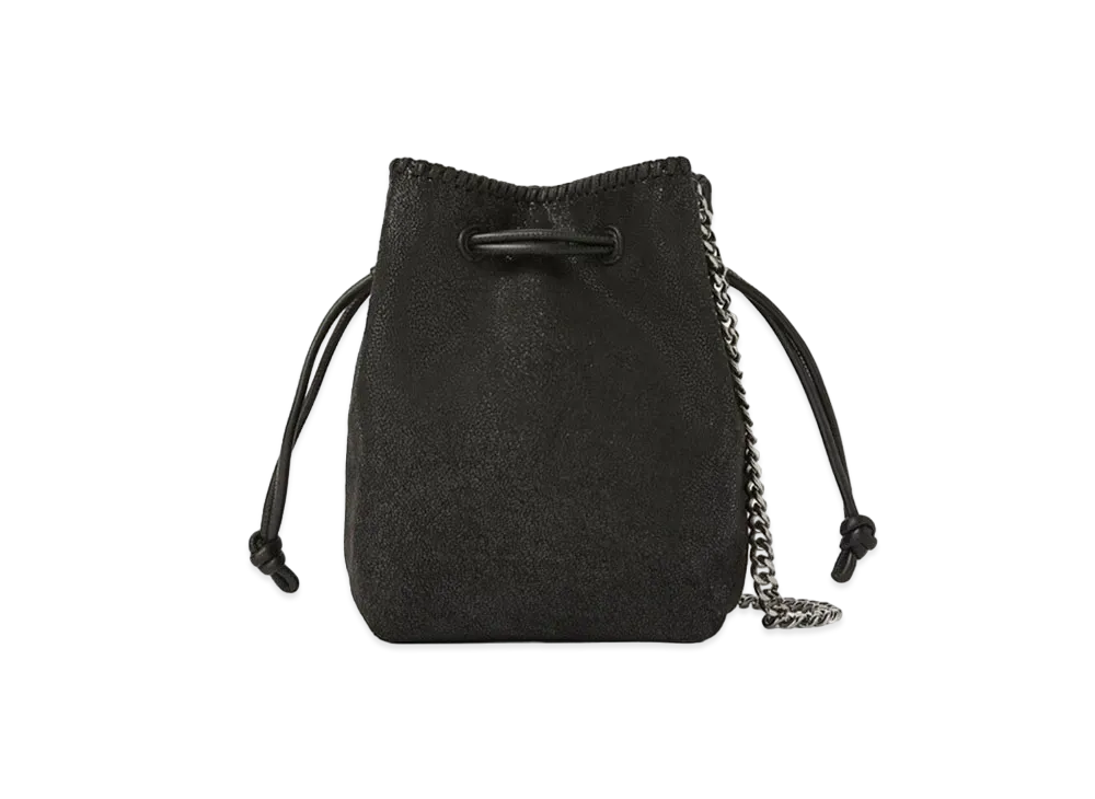 Stella McCartney Falabella Micro Bucket Tote "Black"