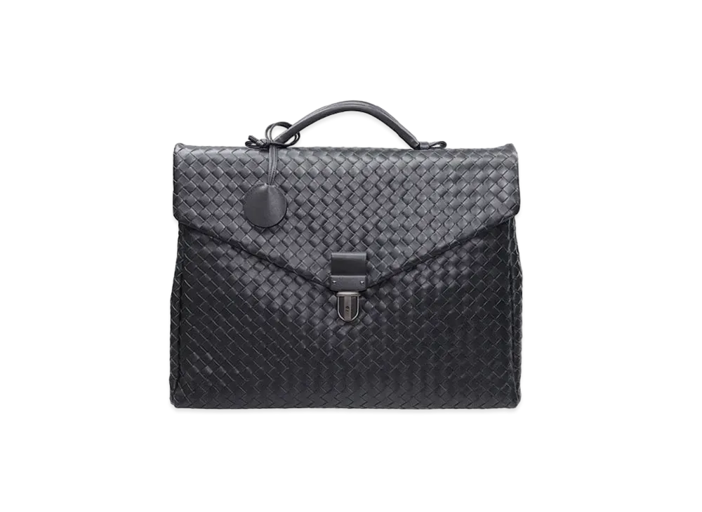 Bottega Veneta Lambskin Hand Bag "Grey"