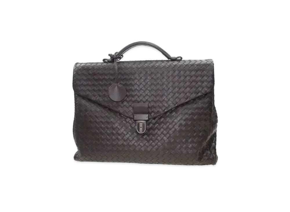Bottega Veneta Lambskin Hand Bag "Brown"