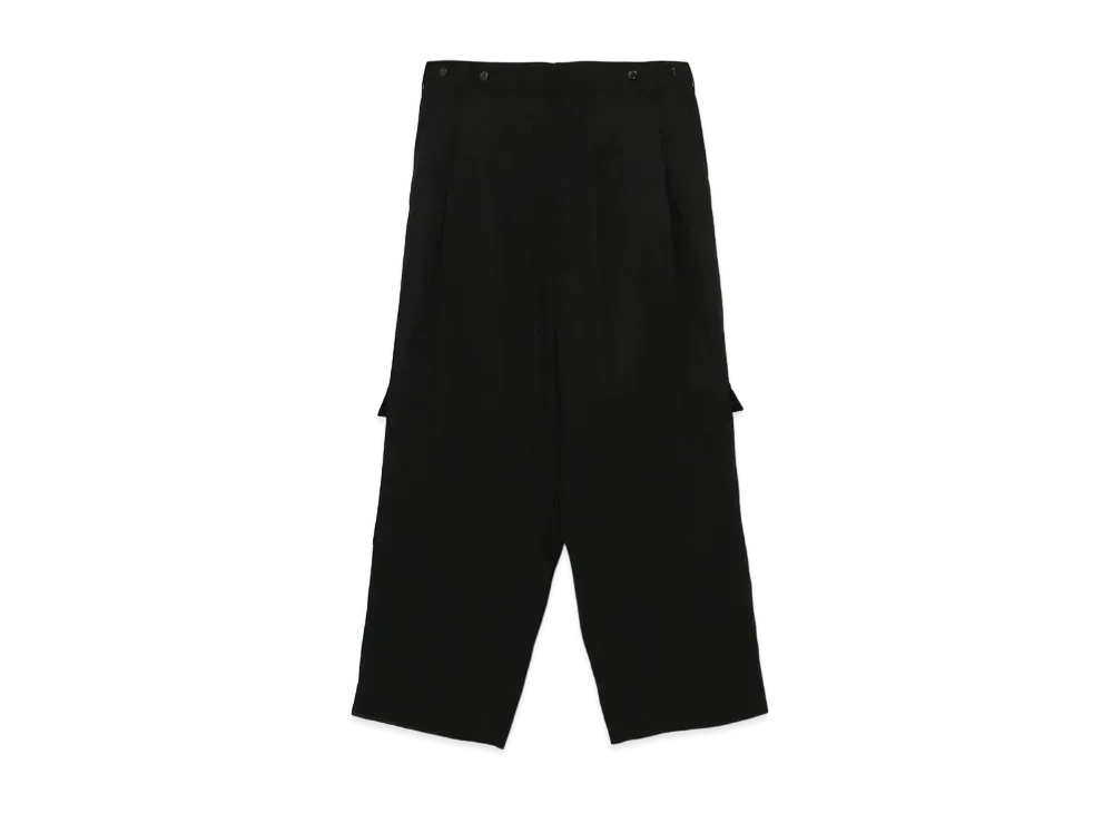 Yohji Yamamoto Y's CHINO CLOTH POCKET SAROUEL "Black"