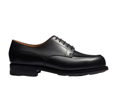 J.M.Weston Golf Derby #641 D Box Calf "Black" 11311016412A-derby All Terrain Rubber Sole
