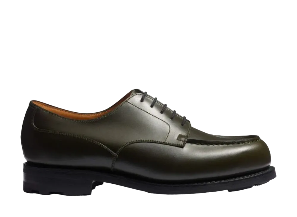 J.M.Weston Golf Derby #641 D Box Calf "Hunter Green" 11311846412A-derby All Terrain Rubber Sole