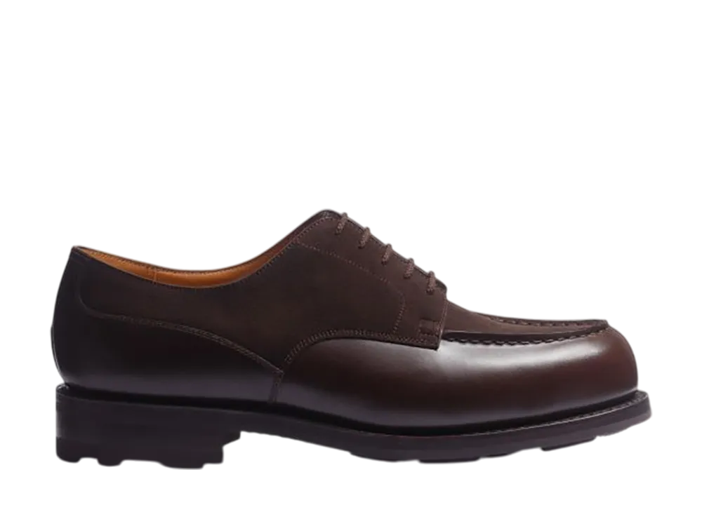 J.M.Weston Golf Derby #641 "Dark Brown Box Calf & Suede"