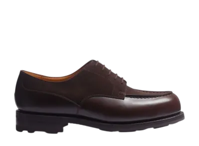 J.M.Weston Golf Derby #641 "Dark Brown Box Calf & Suede"