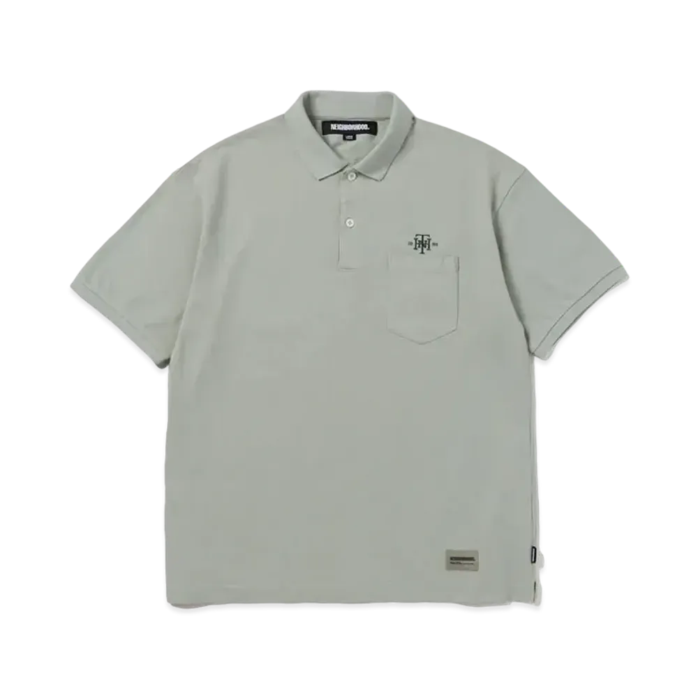 NEIGHBORHOOD Pique Classic Poloshirt SS "Sage Green"