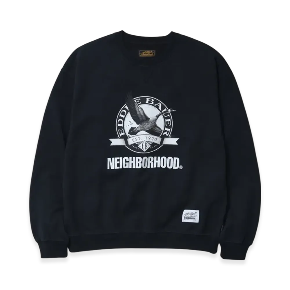 NEIGHBORHOOD x Eddie Bauer Washed Sweat Shirt LS "Black"