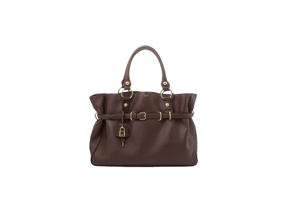 セリーヌ ミディアム アニタ バッグ "チェスナット" 113533FC618CH