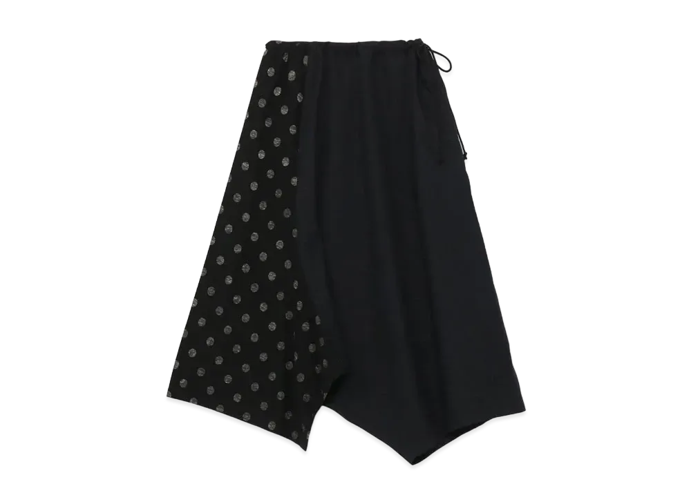 Yohji Yamamoto Y's Y's STITCH SAROUEL PANTS "Black"