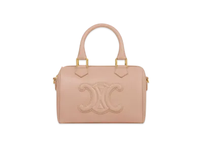 CELINE Small Boston in Smooth Calfskin "Soft Peach"