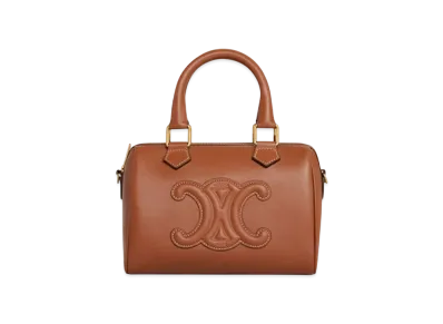 セリーヌ ラージ ボストンバッグ サプルグレインカーフ タン セリーヌ ラージ ボストンバッグ サプルグレインカーフ タン