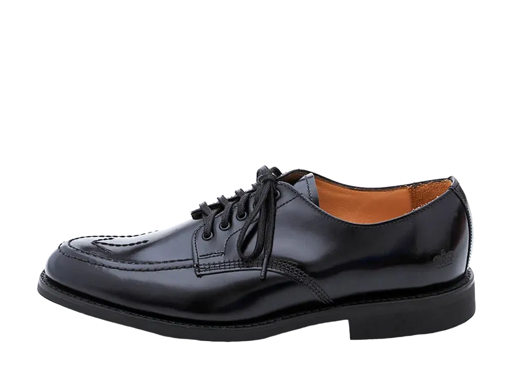 SANDERS Military Broad Arrow Apron Derby 266 Polished Leather "Black" 1137B