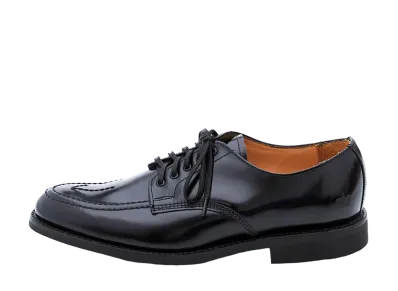 SANDERS Military Broad Arrow Apron Derby 266 Polished Leather "Black" 1137B