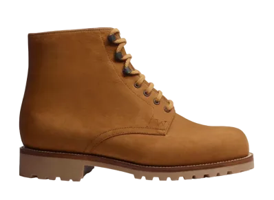 J.M.Weston Worker Boot #742 D "Beachnut" 1138FFM7422D One Block Rubber Sole