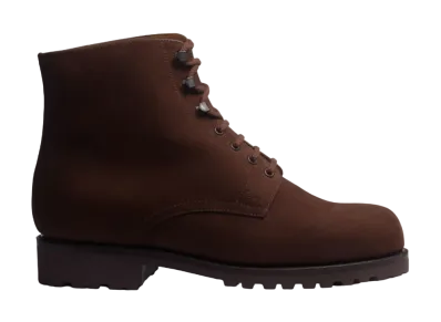 J.M.Weston Worker Boot #742 D "Brown" 1138FUN7422D_1 One Block Rubber Sole