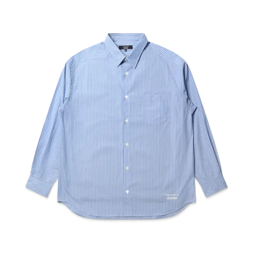 COMME des GARCONS HOMME Cotton Stripes Shirts "Navy/Sax/White"