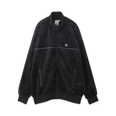 X-Girl Velour Track Jacket "Black"
