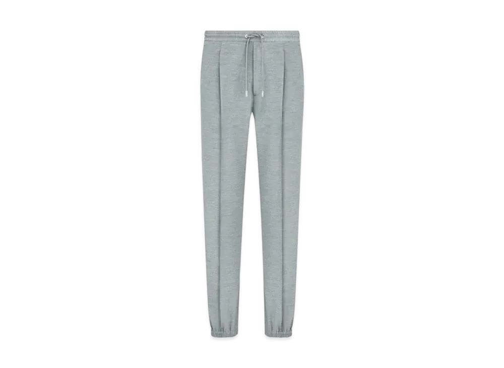 Dior Tailored Track Pants Slab Cotton Blend "Gray"