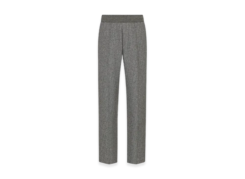 Dior Track Pants Wool Cashmere Jersey "Gray"