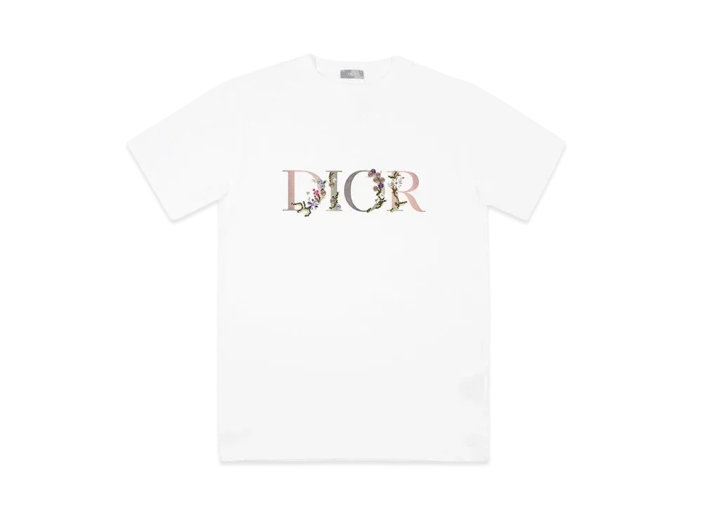 Dior Oversize Dior Flower T-Shirt "White"